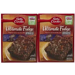 Betty Crocker Ultimate Fudge Supreme Brownie Mix, 18 oz, 2 pk  
