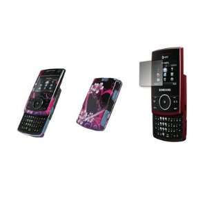  Samsung Propel A767   Premium Purple Hearts and Flowers 