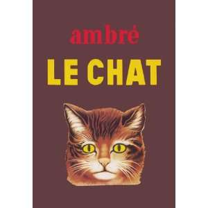  Ambre Le Chat 24X36 Canvas Giclee