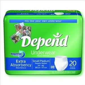  Depend Protective Underwear Quantity X Large   Pack of 14 