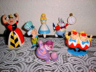   and Cute Set of Ornaments from the Movie Alice in Wonderland