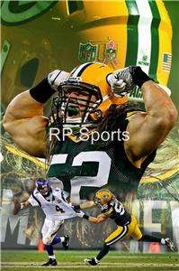 Clay Matthews Packers Super Bowl XLV Canvas Sm  