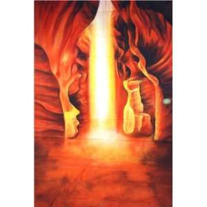  10x20 Rap Cave Sunburst Background Backdrop FREE 