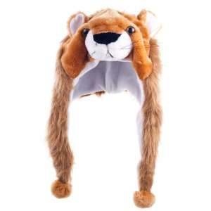  Best Quality Critter Cap Plush Lion Hat 