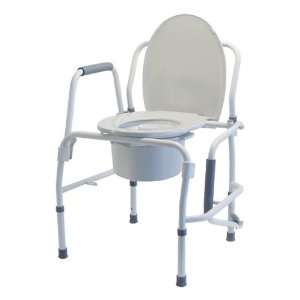   Steel Drop Arm Three In One Commodes, 2/case