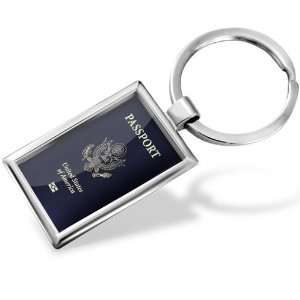  Keychain American passport / ID card U.S   Hand Made, Key 