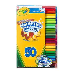 Crayola Super Tips Washable Markers   50 Piece Set  