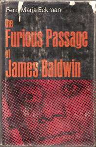 James Baldwin Furious Passage Eckman 1st HC+DJ  