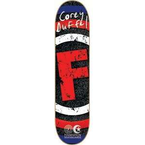   Foundation Duffel Asphalt II Skateboard Deck   7.87