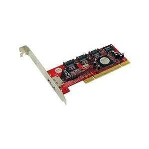  1 Esata/ 3SATA II RAID5/JBOD Pci Controller Electronics