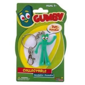  Gumby Gumbitty Bendable Figure Key Chain Toys & Games