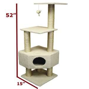 52 Bungalow Cat Furniture Tree Condo House Scratcher Pet Furniture By 