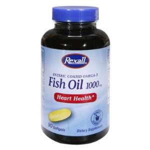  Rexall Enteric Coated Fish Oil 1000 mg   Softgels, 90 ct 