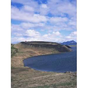 Volcanic Pseudocraters Near Village of Skutustadir, Lake Myvatn, North 