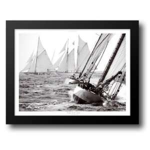  Yachting   Les Voiles De Saint Tropez 33x28 Framed Art 