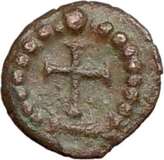 THEODOSIUS II 425AD Authentic Rare Ancient Roman Coin CROSS within 