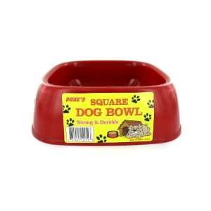  New   Square dog bowl   Case of 36 by dukes
