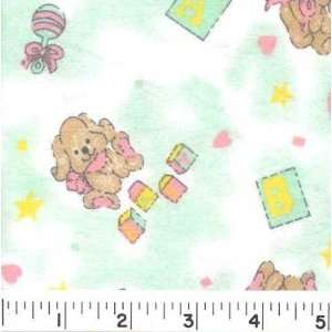  45 Wide CUTE PUPPIES Fabric By The Yard Arts, Crafts 