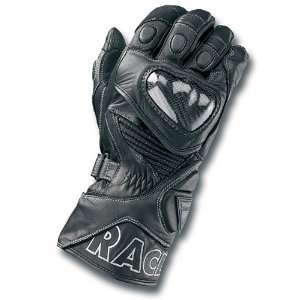   Start Gloves Leather Carbon Knuckles Black Medium 