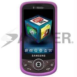  Amzer Silicone Skin Jelly Case   Purple Cell Phones 