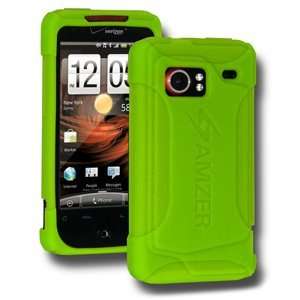 New Amzer Silicone Skin Jelly Case Green Htc Droid Incredible Pb31200 