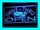 drive thru sign  