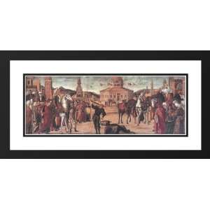 Carpaccio, Vittore 40x20 Framed and Double Matted The Triumph of St 