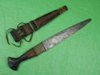 Antique Old African Africa Fighting Hunting Knife  
