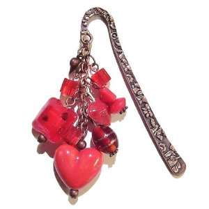  The Black Cat Jewellery Store Antique Copper & Red Heart 