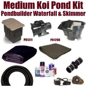  15 x 15 Medium Koi Pond Kit 4,000 GPH Pump Pondbuilder 20 