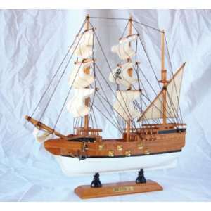  18 Note History Ship Wooden Boat Music Box Revenge 