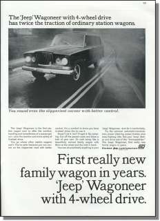 1965 The New Family Wagon   Jeep Wagoner Ad  