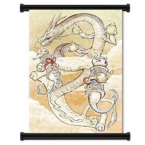  Okamiden Game Fabric Wall Scroll Poster (16x22) Inches 