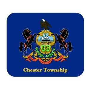   Flag   Chester Township, Pennsylvania (PA) Mouse Pad 