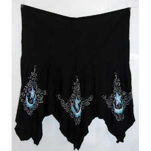  Celtic Moon Black Long Skirt 