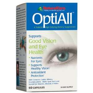 NaturalCare OptiAll, Supports Good Vision and Eye Health, 60 Capsules