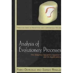   of Evolutionary Processes Fabio/ Rinaldi, Sergio Dercole Books
