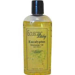  All Natural Eucalyptus Massage Oil, 4 oz Beauty