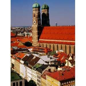  Quarter and 15th Century Frauenkirche (Church of Our Lady), Munich 