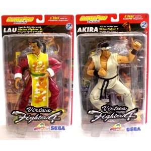 Virtua Fighter 4   Set of 2 8 Lau and Akira Figures   By Gamepro