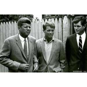   Robert, & Ted Kennedy, Wall Poster by Fallaci, 36x24