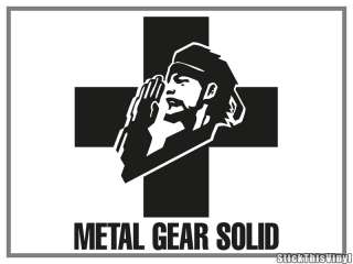Metal Gear Solid Logo Game Die Cut Decal Sticker (2x)  