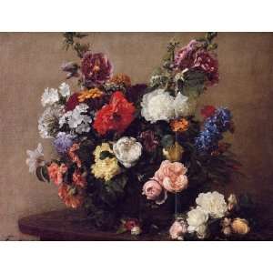   Théodore Fantin Latour   32 x 24 inches   Bouquet 