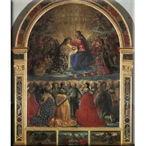 Coronation of the Virgin 25x30 Streched Canvas Art by Ghirlandaio 