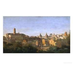  The Roman Forum Seen from the Farnese Gardens Giclee 