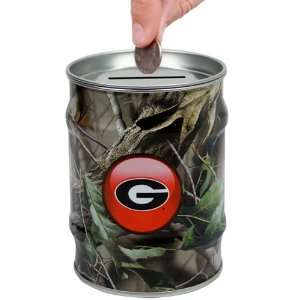    NCAA Georgia Bulldogs Realtree Barrel Money Bank