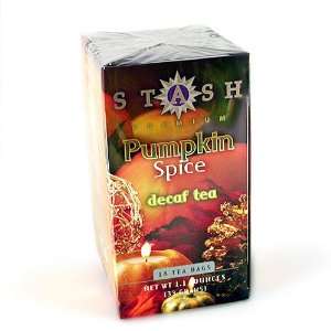 Stash Pumpkin Spice Decaffeinated Tea  Grocery & Gourmet 