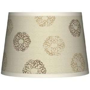  Sand Medallion Tapered Lamp Shade 10x12x8 (Spider)
