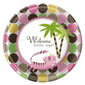  Lets Party By Hallmark Queen Of The Jungle Dinner Plates 