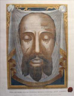 Antique Vatican Reliquary Veil of St Veronica  